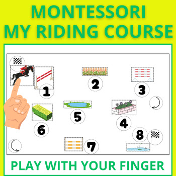 Preview of MONTESSORI - MY RIDING COURSE - GAME FOR KIDS - MOTOR SKILLS