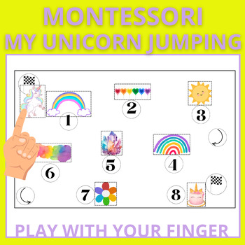 Preview of MONTESSORI - MY UNICORN SHOW JUMPING - GAME FOR KIDS - MOTOR SKILLS