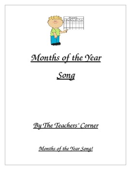 Preview of Months of the Year Song!