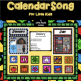 "CALENDAR" SONG for little kids: includes monthly posters 