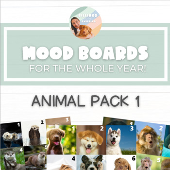 MOOD BOARD - Animal Pack #1 by Billings in the Building | TPT