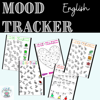 Preview of MOOD TRACKERS - English