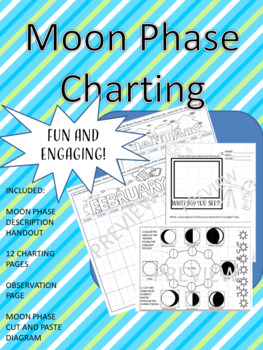 Preview of MOON PHASES CHARTING PACKET