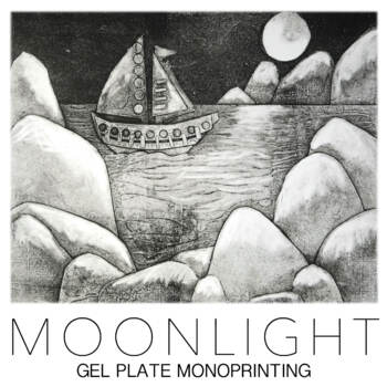 Preview of MOONLIGHT: Gel-Plate Monoprinting