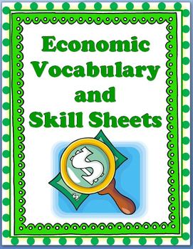 Preview of MORE Economics Vocabulary & Activities   NO PREP!