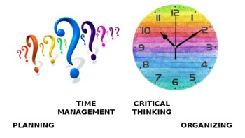 Preview of MORE Executive Functioning!! (Time Management; Organization; Critical Thinking)