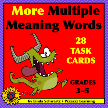 Preview of MORE MULTIPLE MEANING WORDS • GRADES 3–5