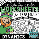 MORE Music Color by Code - Music Coloring - Dynamics {St. 