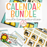 MORNING CALENDAR AND CIRCLE TIME ACTIVITIES BUNDLE FOR PRE