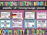 Digital Paperless BUNDLE Community Building MORNING MEETINGS