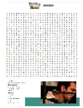 Preview of MOROCCO Companion Word Search Activity TWM