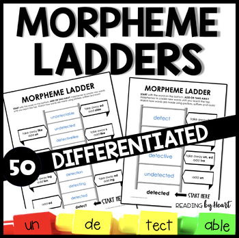 Preview of MORPHEME LADDERS DECODING MULTISYLLABIC WORD WORK SCIENCE OF READING PHONICS FUN