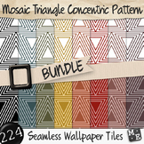 MOSAIC TRIANGLE BUNDLE Seamless Pattern Tile Slide Backgro