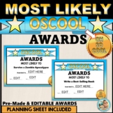 MOST LIKELY TO AWARDS | Editable | End of the Year Certificates