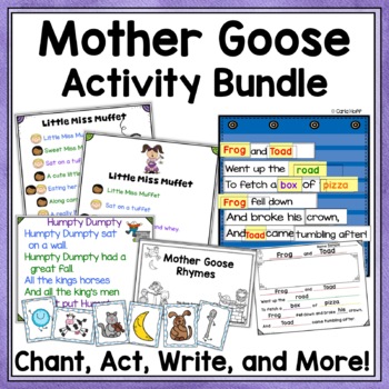 Preview of MOTHER GOOSE RHYMES Activity Bundle