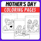 MOTHER'S DAY Coloring Pages, Craft & Activities