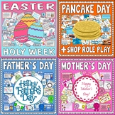 MOTHER'S DAY,  FATHER'S DAY, PANCAKE DAY, EASTER - CELEBRATIONS