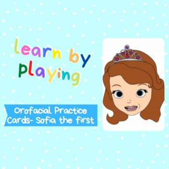 Preview of MOTOR ORAL EXERCISE SOFIA THE FIRST