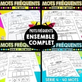 French Sight Words - MOTS FRÉQUENTS - Mots usuels - French