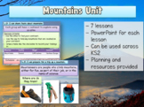 MOUNTAINS Geography Unit - 7 lessons