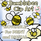 MOVEABLE Bumbleebee Classroom Theme Clip Art for Digital, 