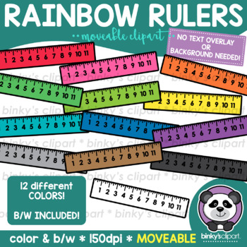 printable rulers with inches and cm teaching resources tpt