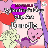 MOVEABLE Valentine's Day Clip Art Bundle for Digital and P