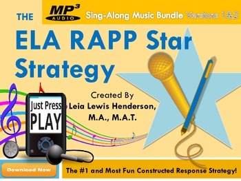 Preview of MP3 DIGITAL DOWNLOAD: The ELA RAPP Star Strategy Sing-Along Music (VERSION 1&2)