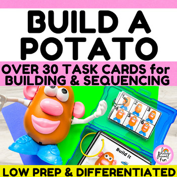 Preview of MR POTATO HEAD PRINTABLE TASK CARDS, TASK BOXES, SPECIAL EDUCATION, SEQUENCING