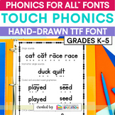 Phonics Font for Teachers - Science of Reading Aligned