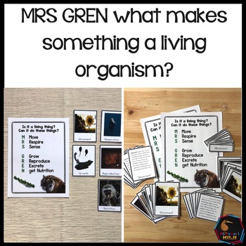 Preview of MRS GREN what makes something a living organism?