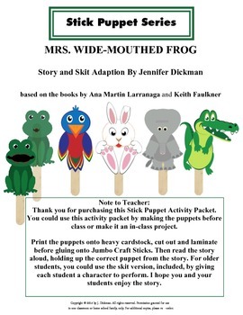 Preview of MRS. WIDE-MOUTHED FROG