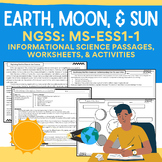 MS-ESS1-1  Earth, Sun, & Moon System: Lessons, Worksheets,