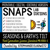 MS-ESS1-1 Seasons and Earth's Tilt Lab Activity | Printabl