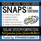 MS-ESS1-2 Formation of the Solar System Lab | Printable, D