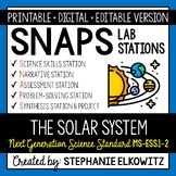 MS-ESS1-2 The Solar System Lab Stations Activity | Printab
