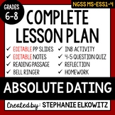 MS-ESS1-4 Absolute Dating Lesson | Printable & Digital
