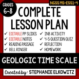 MS-ESS1-4 Geologic Time Scale Lesson | Printable & Digital