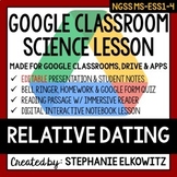 MS-ESS1-4 Relative Dating Google Classroom Lesson