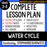 MS-ESS2-4 & 5-LS2-1 Water Cycle Lesson | Printable & Digital