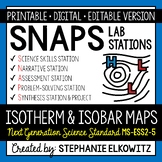 MS-ESS2-5 Isotherm and Isobar Maps Lab Activity | Printabl