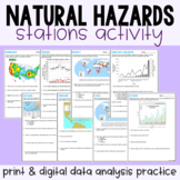 MS-ESS3-2 Natural Hazards Stations - Data Analysis