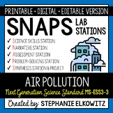 MS-ESS3-3 Air Pollution Lab Stations Activity | Printable,