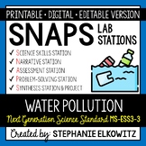 MS-ESS3-3 Water Pollution Lab Stations Activity | Printabl