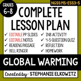 MS-ESS3-5 Global Warming Lesson | Printable & Digital