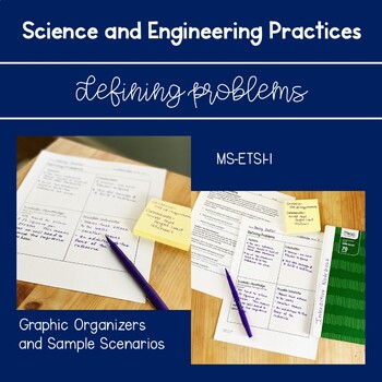Preview of Defining Problems - Criteria and Constraints -  NGSS Engineering Scaffold