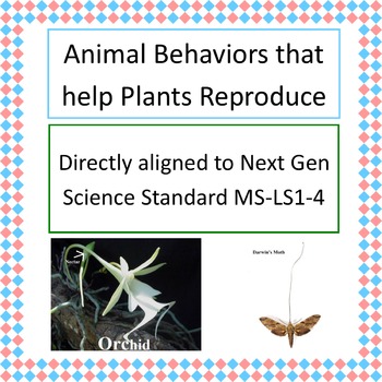 MS-LS1-4 Matching Activity - Plants and Animals Reproduction | TPT