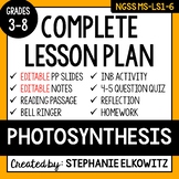 MS-LS1-6 Photosynthesis Lesson | Printable & Digital