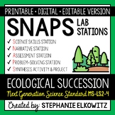 MS-LS2-4 Ecological Succession Lab Activity | Printable, D