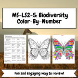 MS-LS2-5: Biodiversity Color-By-Number